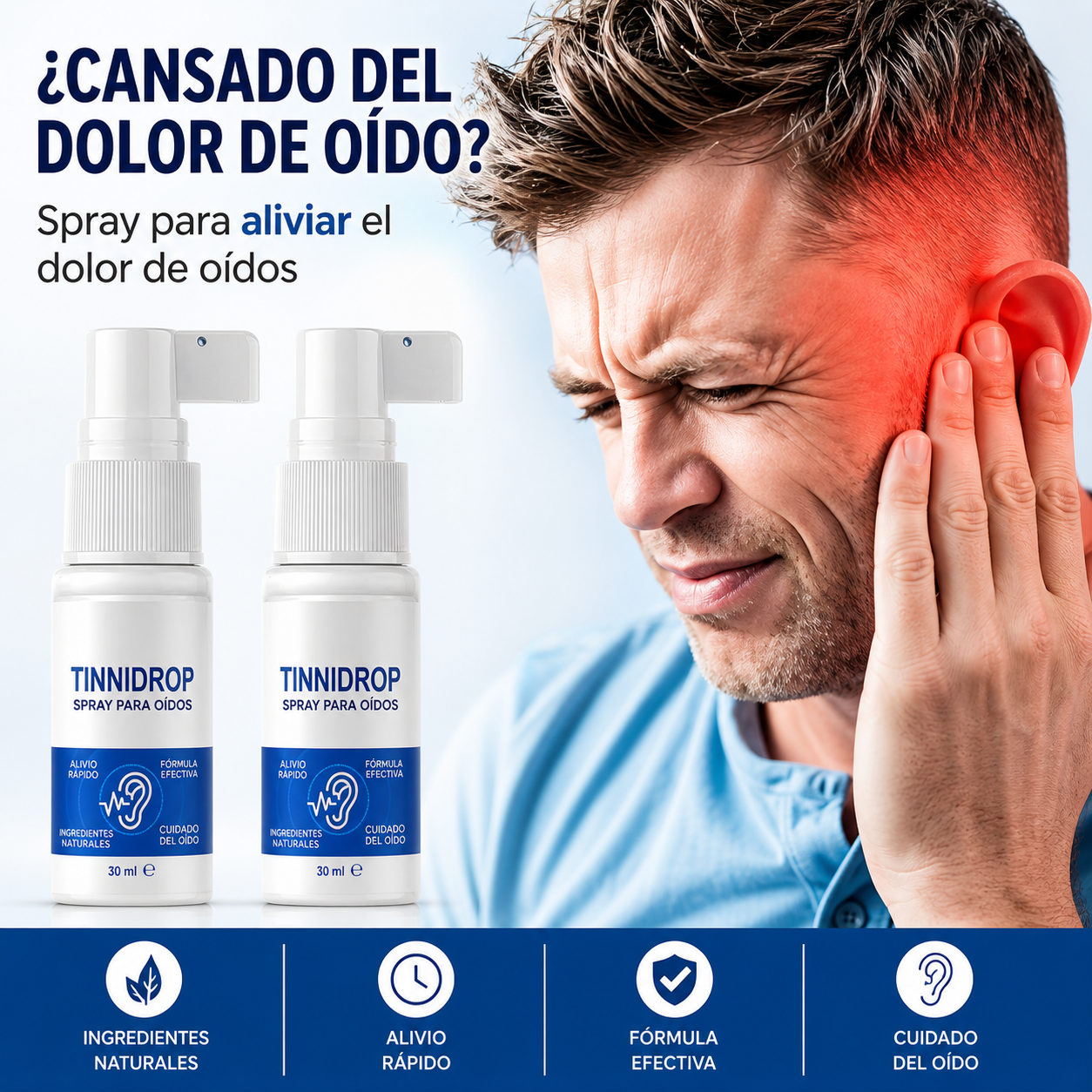 Tinnidrop Spray Limpiador De Oído