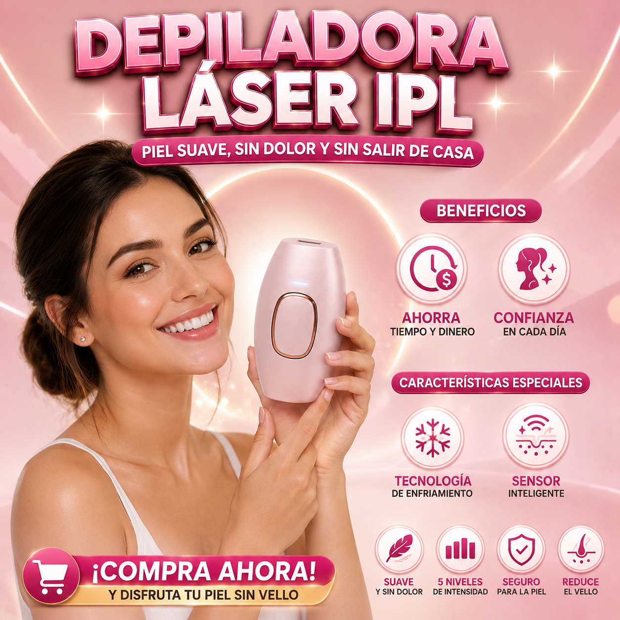 Depiladora Laser IPL