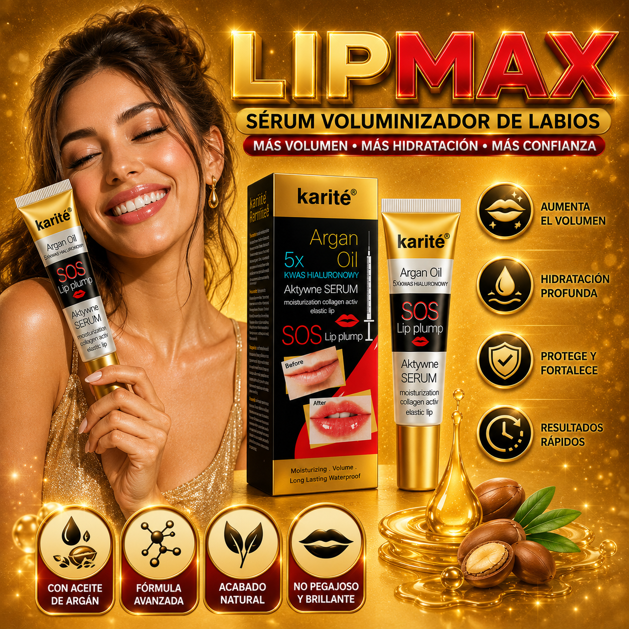 LipMax, Sérum Voluminizador de labios